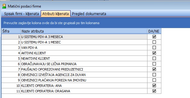 atr klijenta