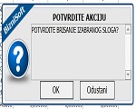 Brisanje sloga